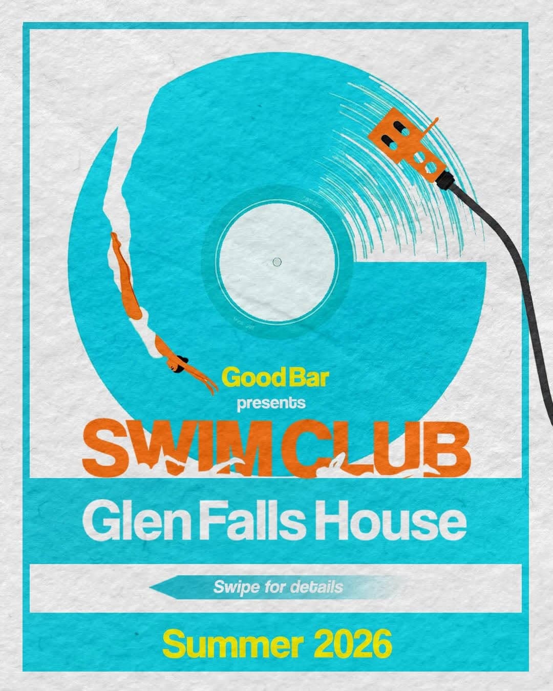 SWIM CLUB with Good Bar at Glen Falls House
