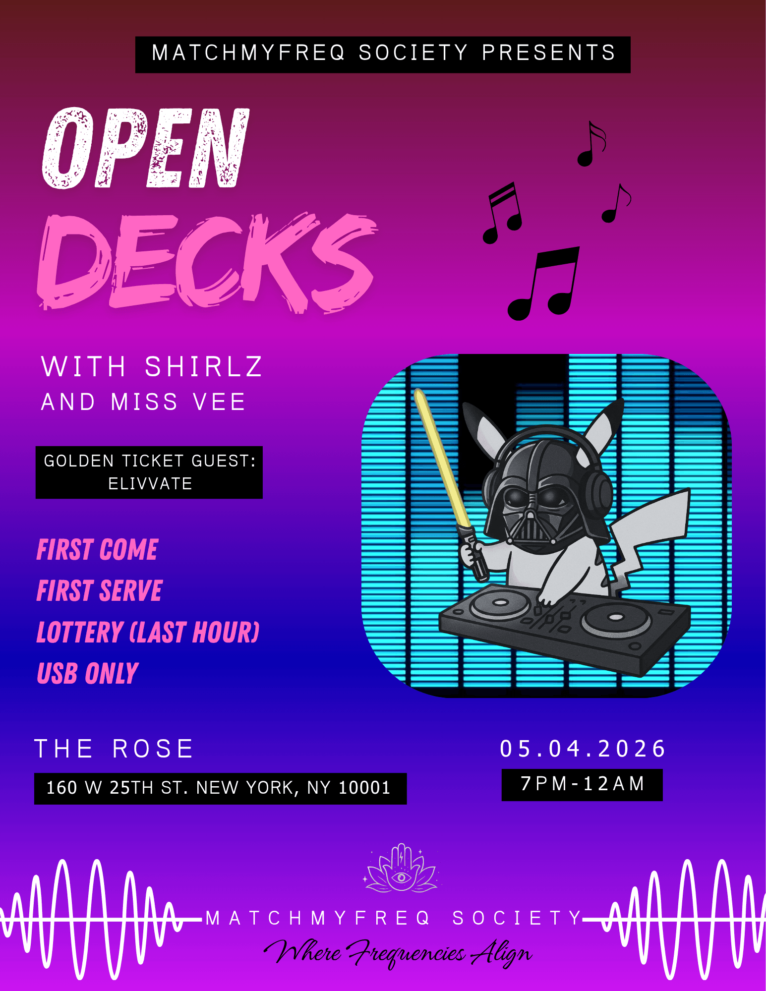 MMF Society Open Decks