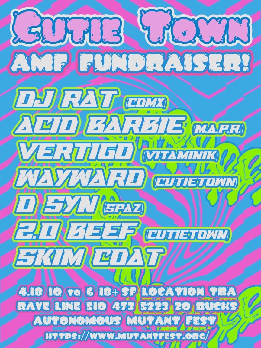 Cutie Town: AMF Fundraiser