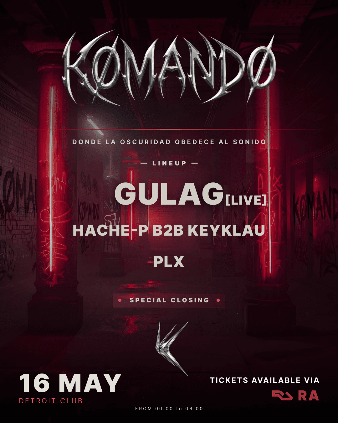 DETROIT CLUB presents: KØMANDØ
