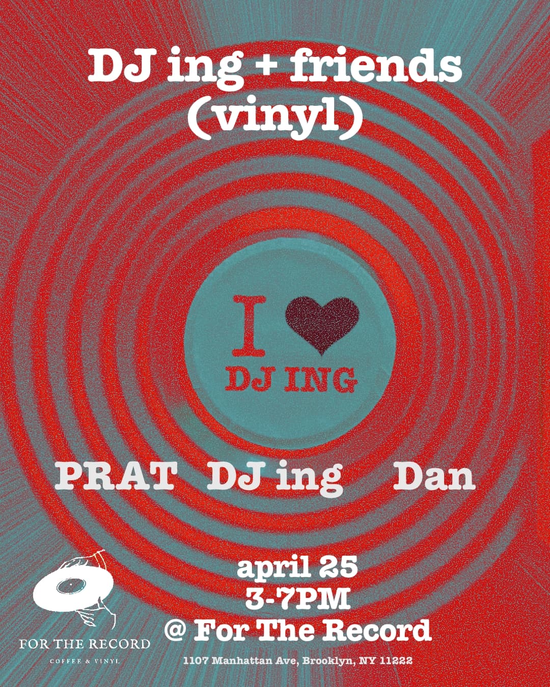 DJ ing + friends (vinyl)