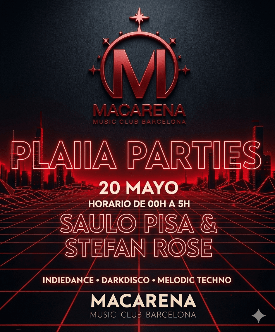 PLAIIA PARTIES : STEFAN ROSE & SAULO PISA