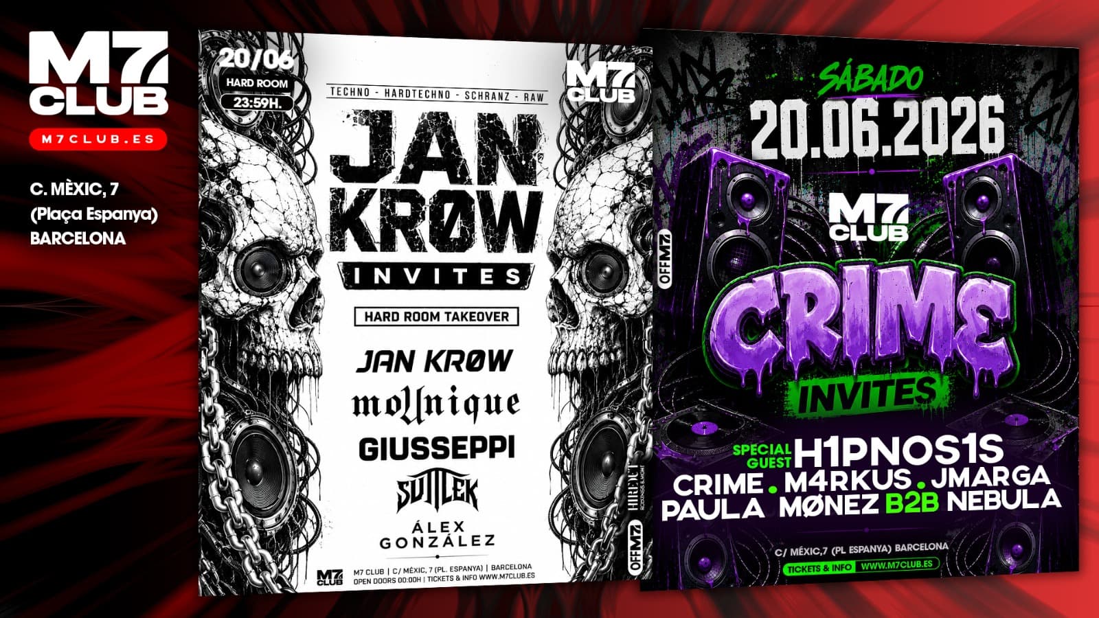 INVITES Jan Krøw, moUnique, Giusseppi, SuttleK, Alex Gonzalez, CRIME, H1pnos1s, M4rkus, JMarga