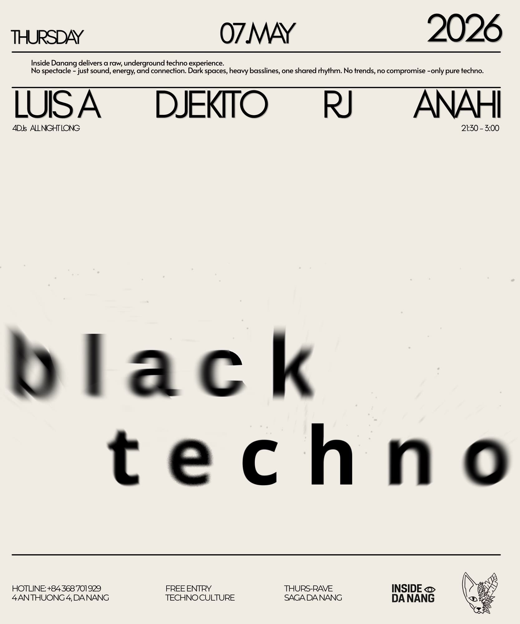 BLACK TECHNO 7 MAY