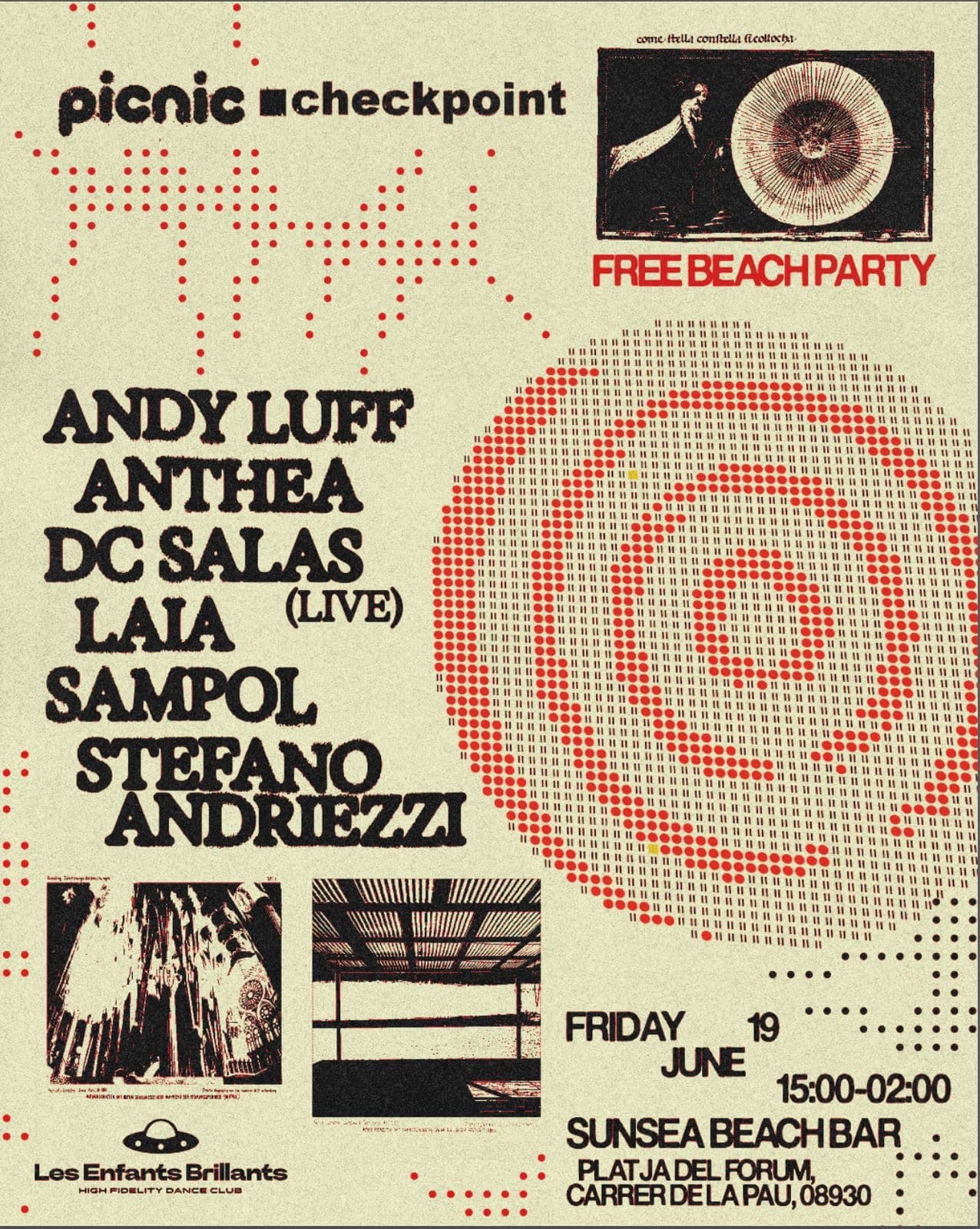 OFFBCN: FREE OPEN AIR BEACH PARTY - Picnic x Checkpoint