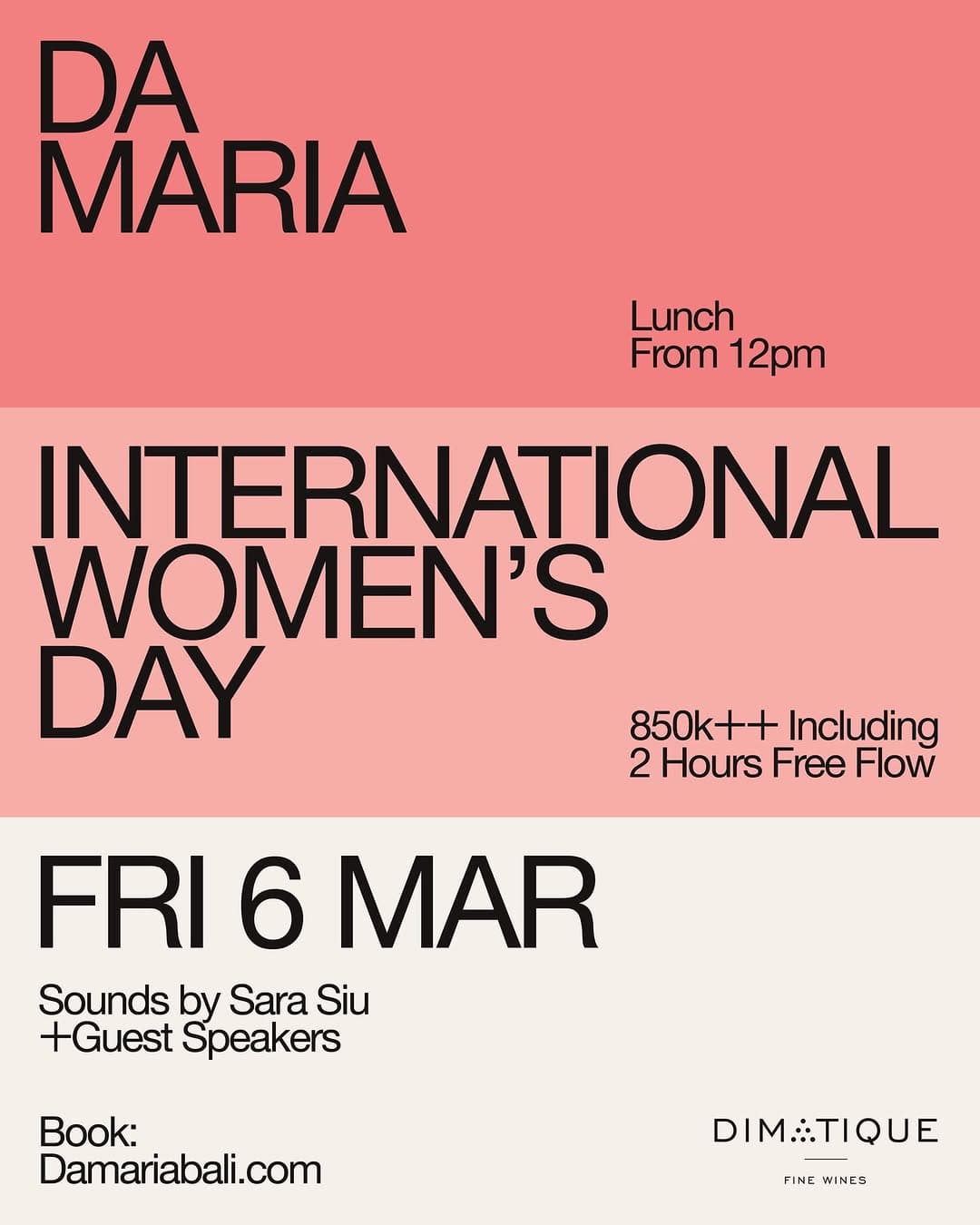 International Women's Day at Da Maria