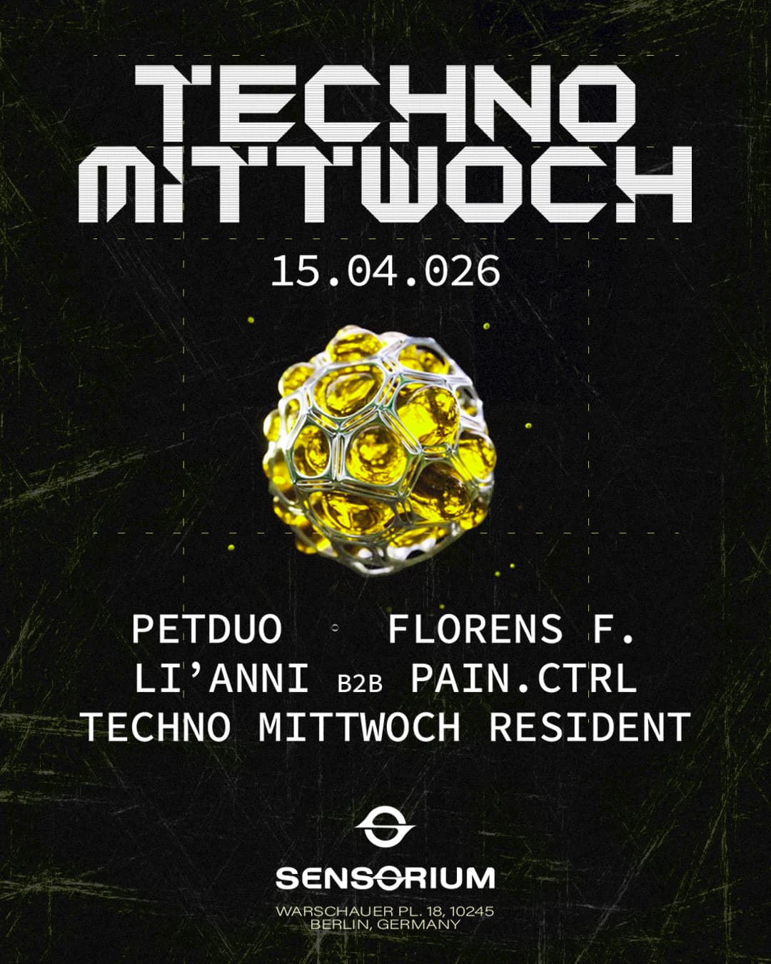 TECHNO MITTWOCH: TAKE YOUR FREE TICKET