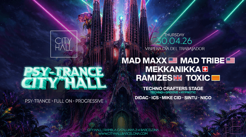 Teuf Kulture pres. PSY-TRANCE in City Hall