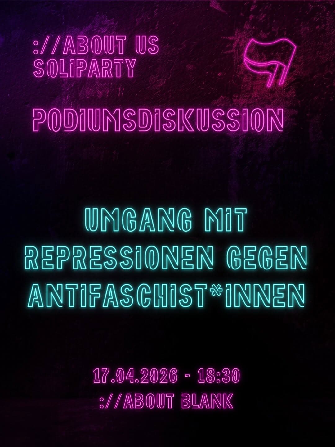 Podiumsdiskussion: Umgang mit Repressionen gegen Antifaschist*innen