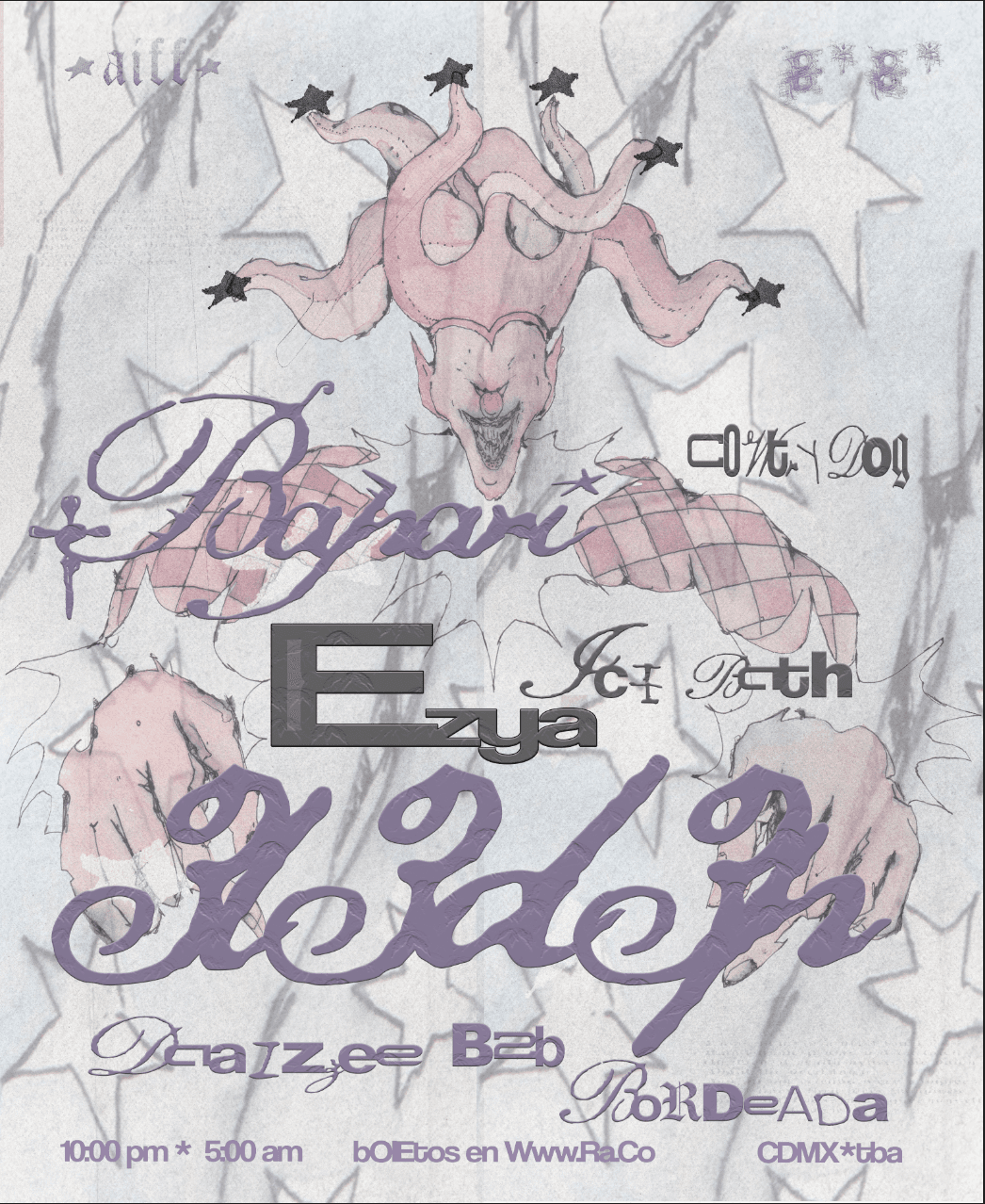 AIFF X 8*8*CLUB: 3l3d3p Bapari, Ezya