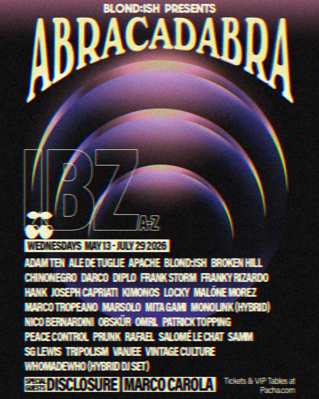 BLOND:ISH - ABRACADABRA — SEASON II - OPENING PARTY
