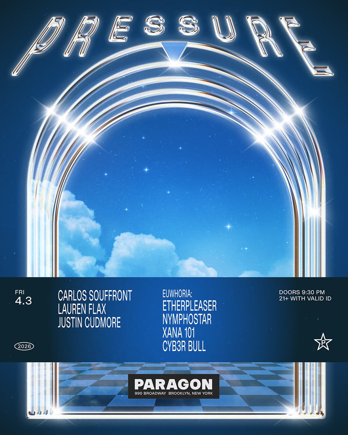 Pressure: Carlos Souffront, Lauren Flax, Justin Cudmore + Euwhoria