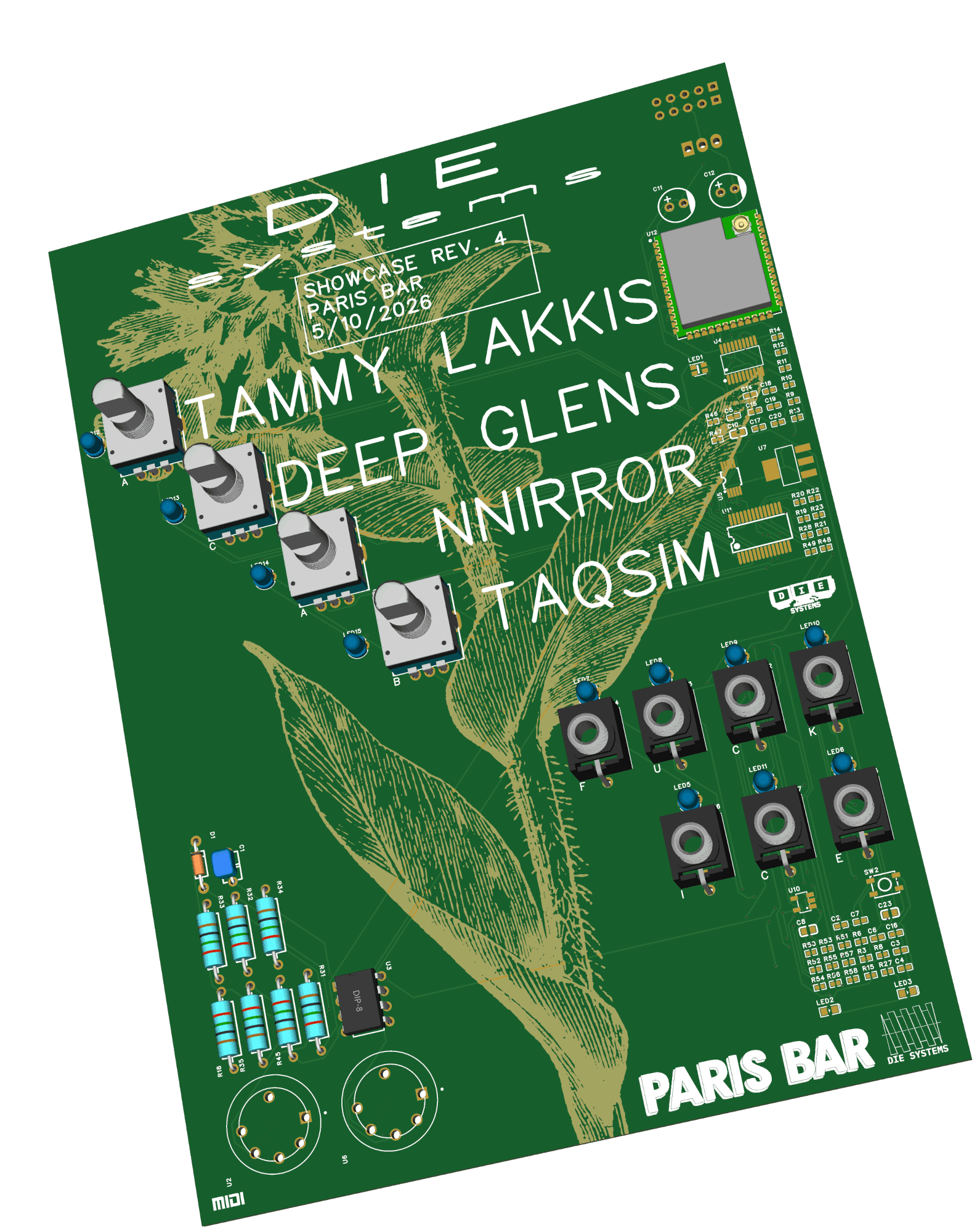 DIE SYSTEMS PRESENTS: Tammy Lakkis, Deep Glens, Nnirror, Taqsim