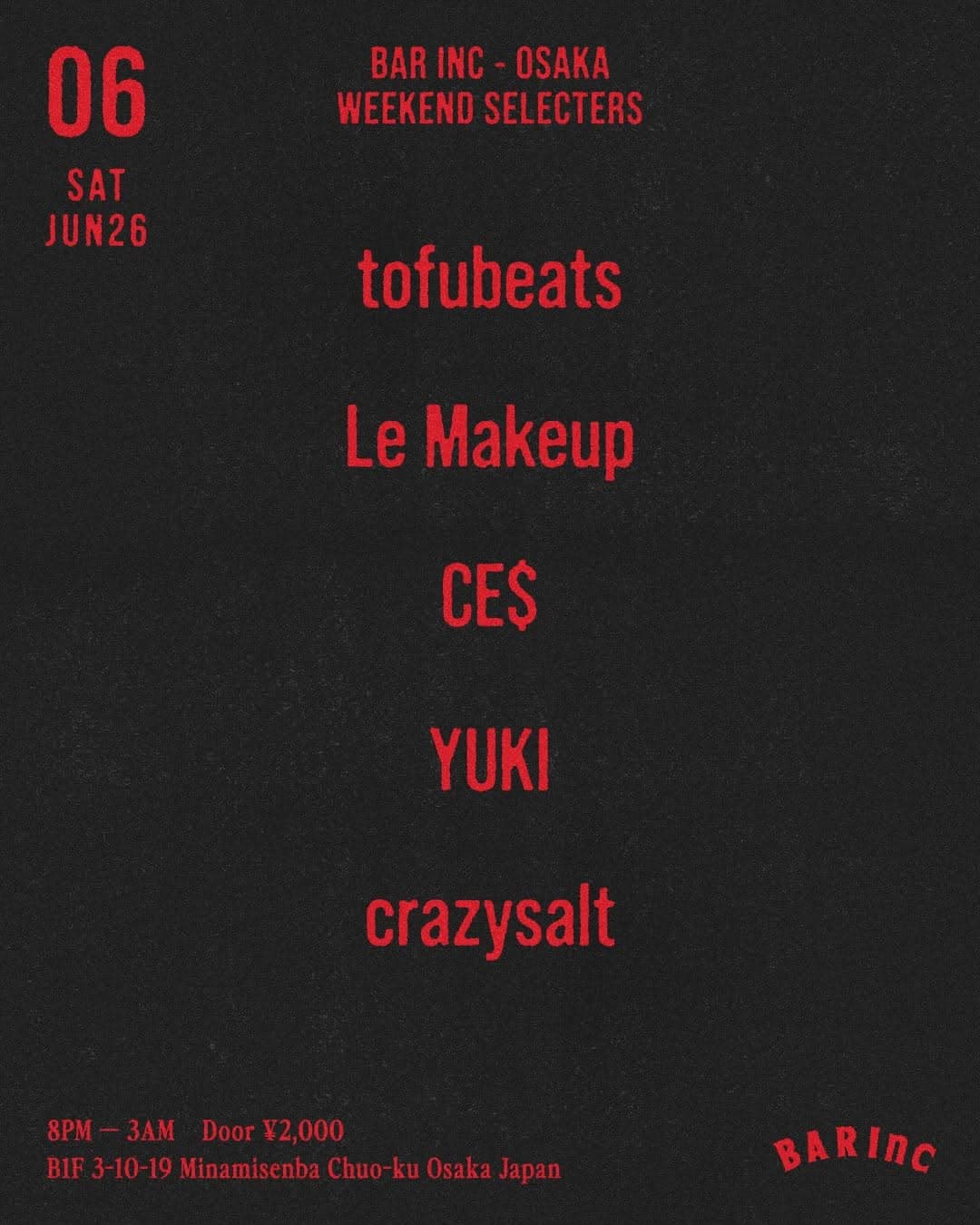 WEEKEND SELECTERS