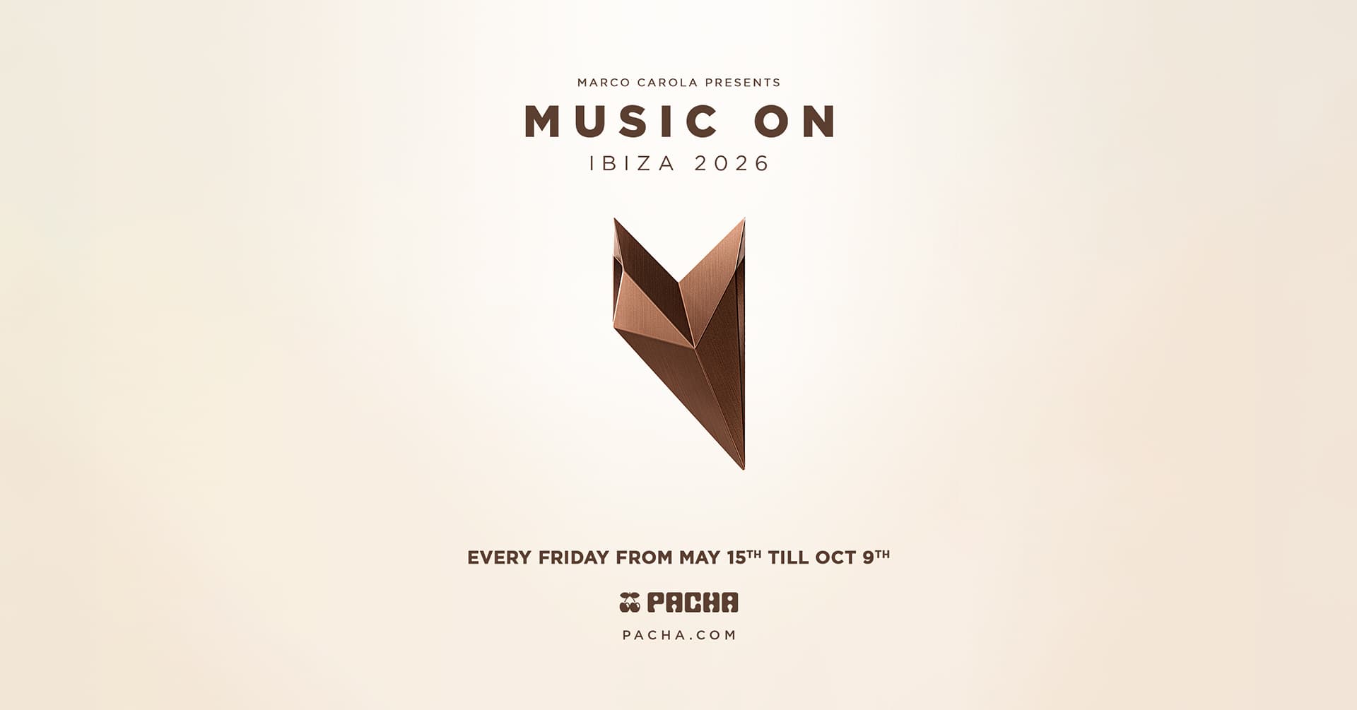Marco Carola PRESENTS MUSIC ON