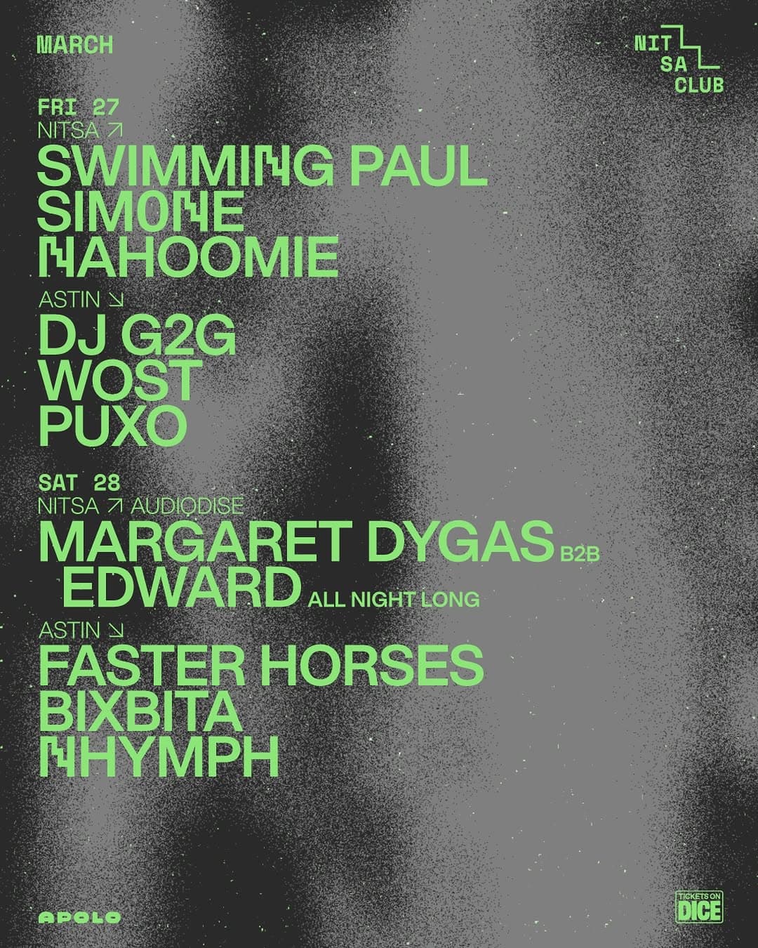 NITSA & ASTIN Weekend Lineup