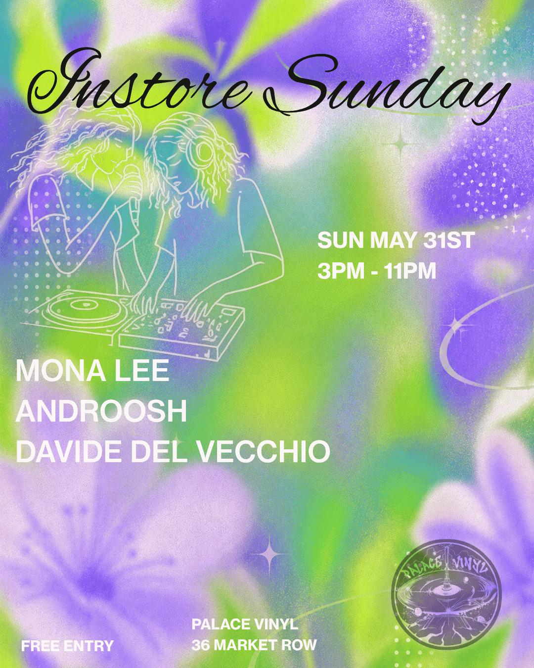 Instore Sunday at Palace Vinyl