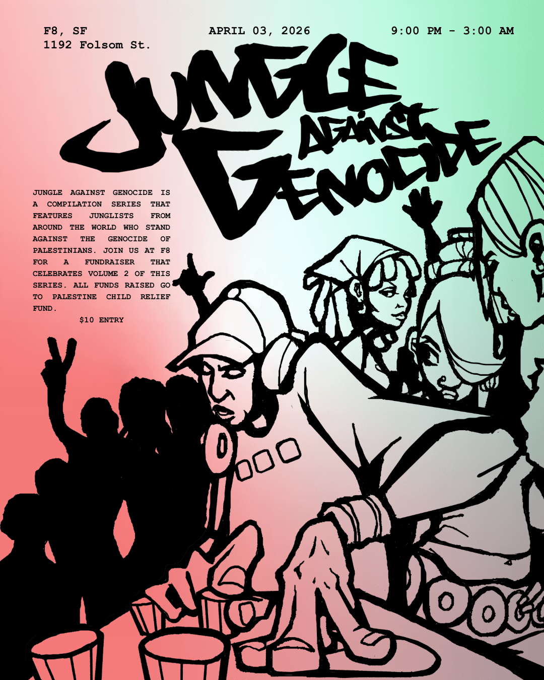 Jungle Against Genocide: Vol. 2 Release Fundraiser