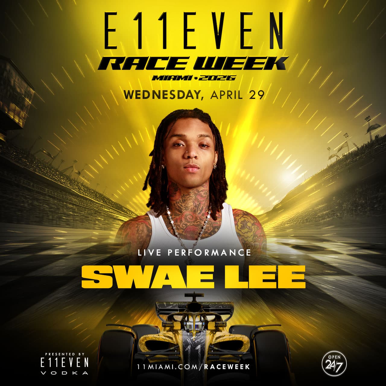 Race Week Miami at E11EVEN: Swae Lee Live