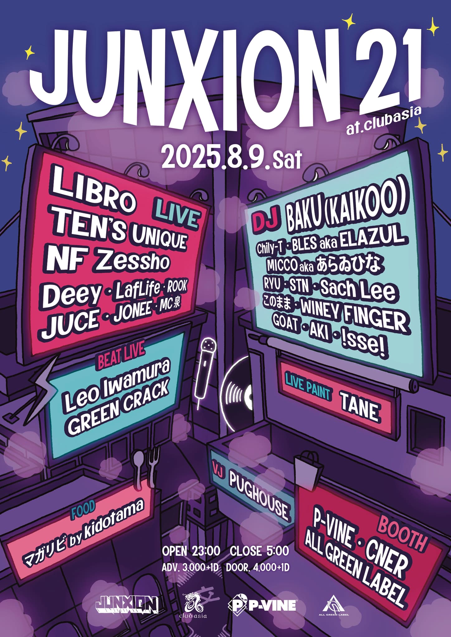 JUNXION 21 at clubasia