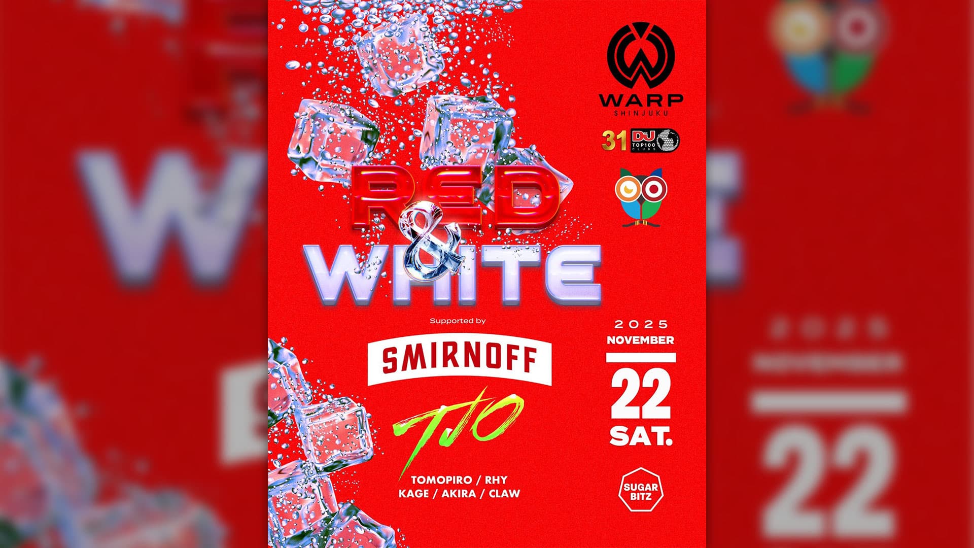 RED&WHITE Supported by SMIRNOFF