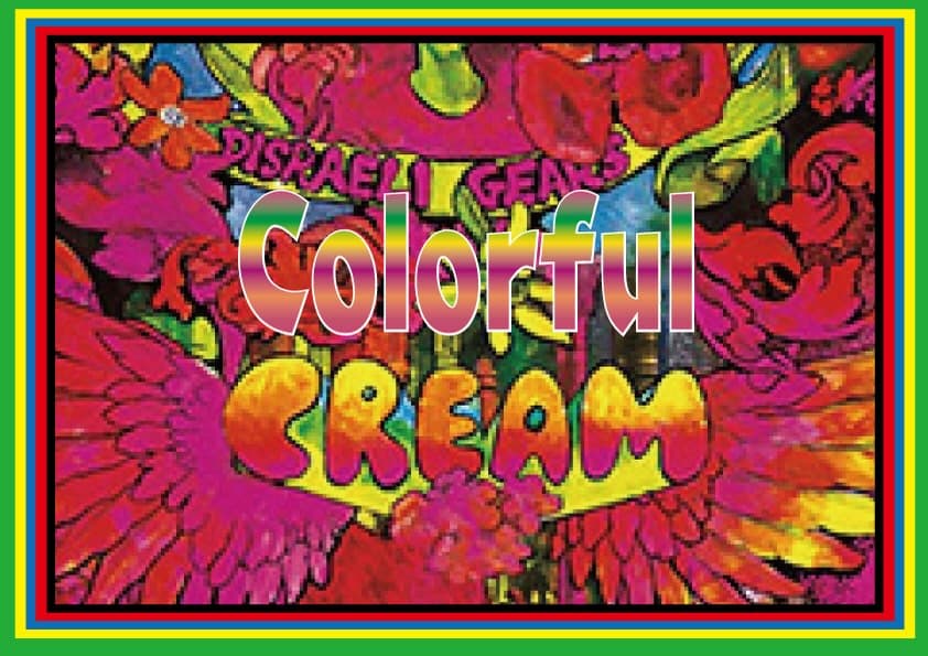 colorful cream