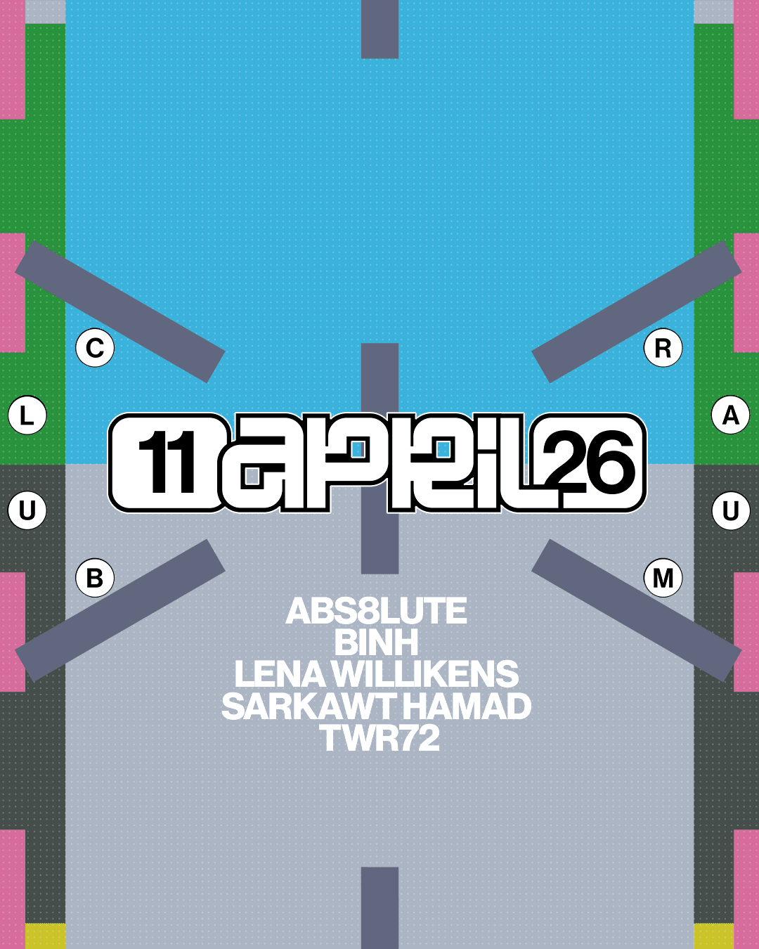 abs8lute, Binh, Lena Willikens, Sarkawt Hamad, TWR72