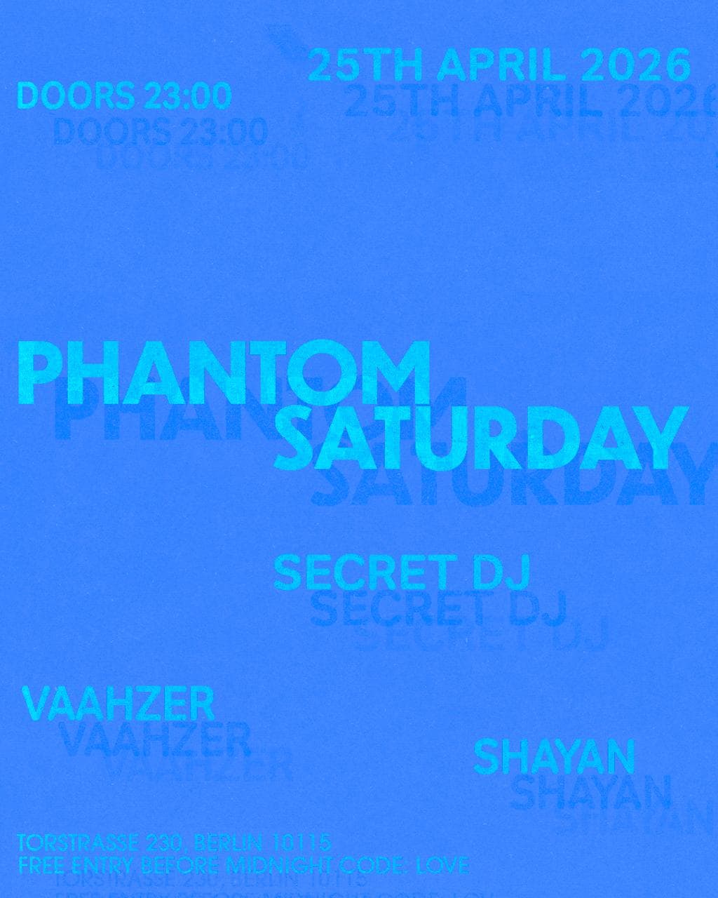 PHANTOM SATURDAY