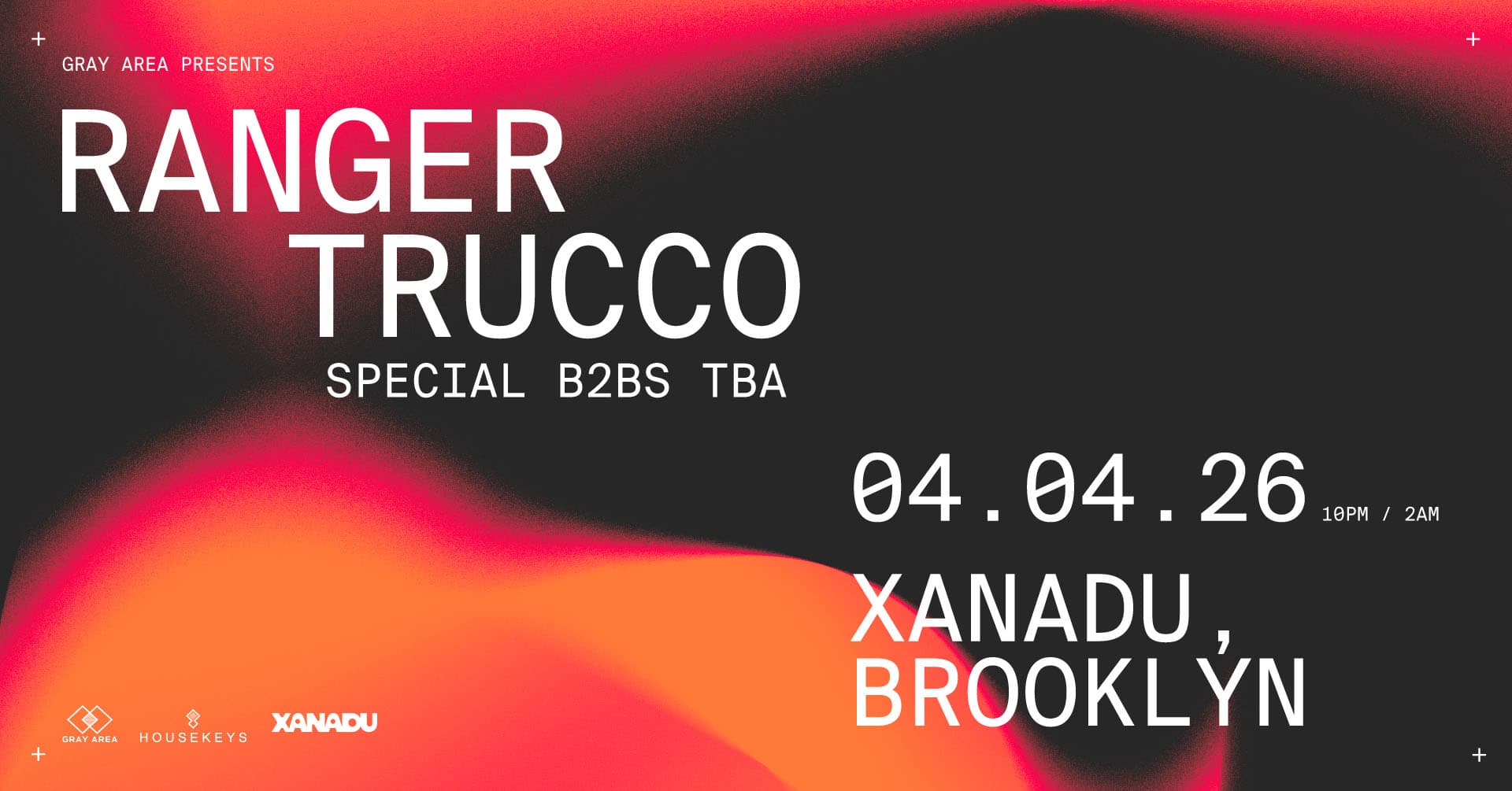 Ranger Trucco & Special Guest b2b2bs