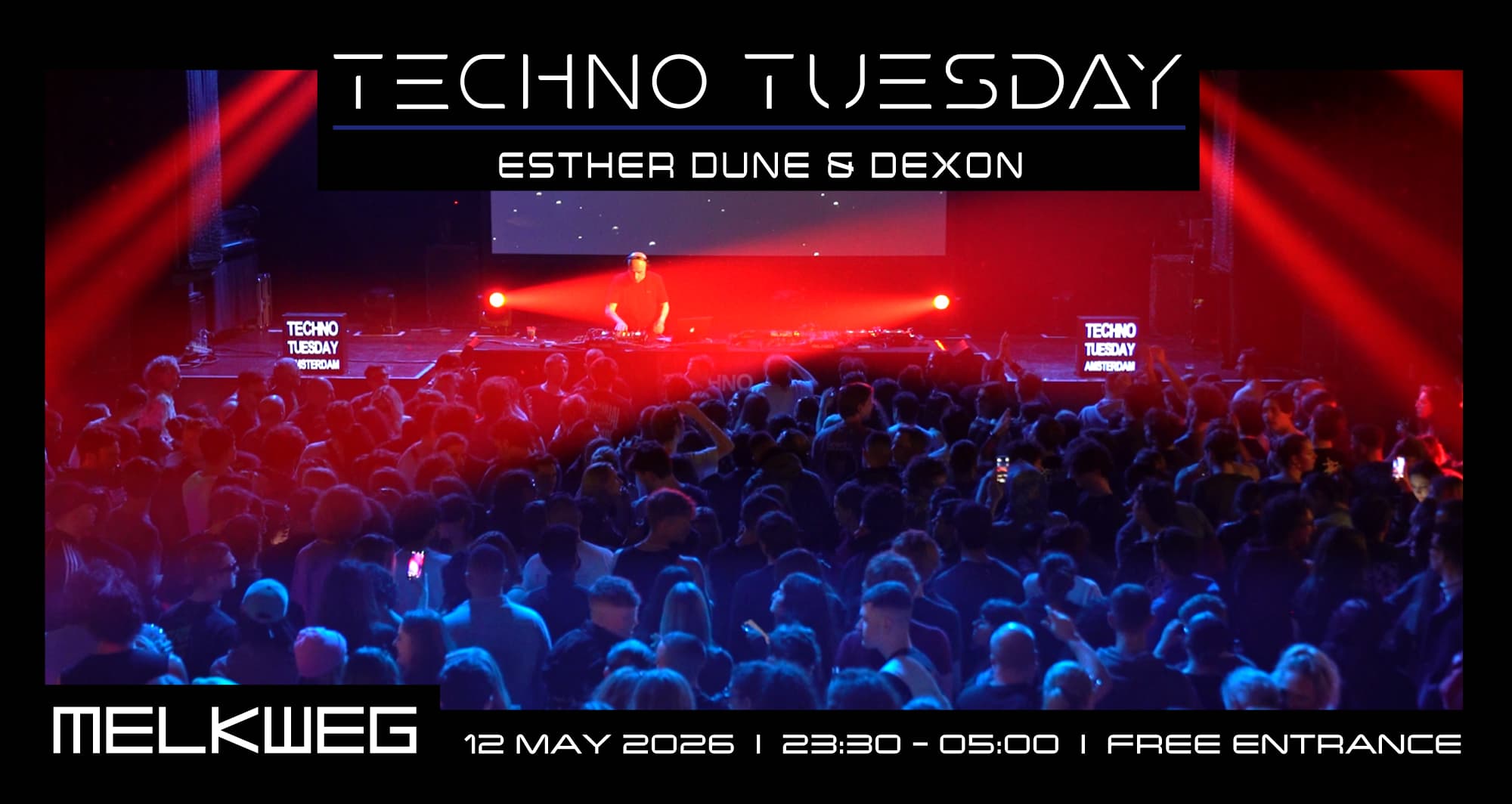 Techno Tuesday Amsterdam, Esther Dune & Dexon