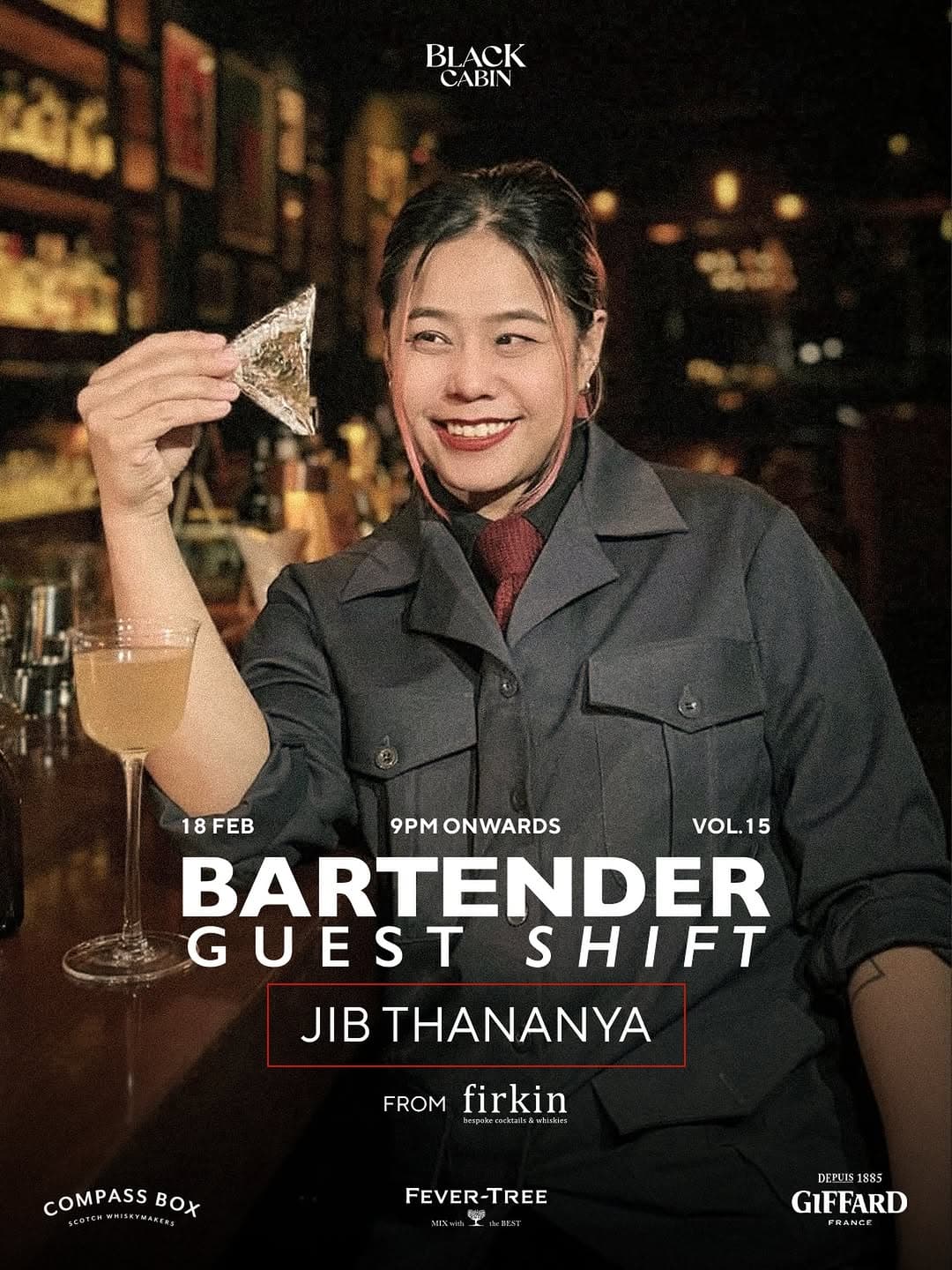 Bartender Guest Shift - Jib Thananya