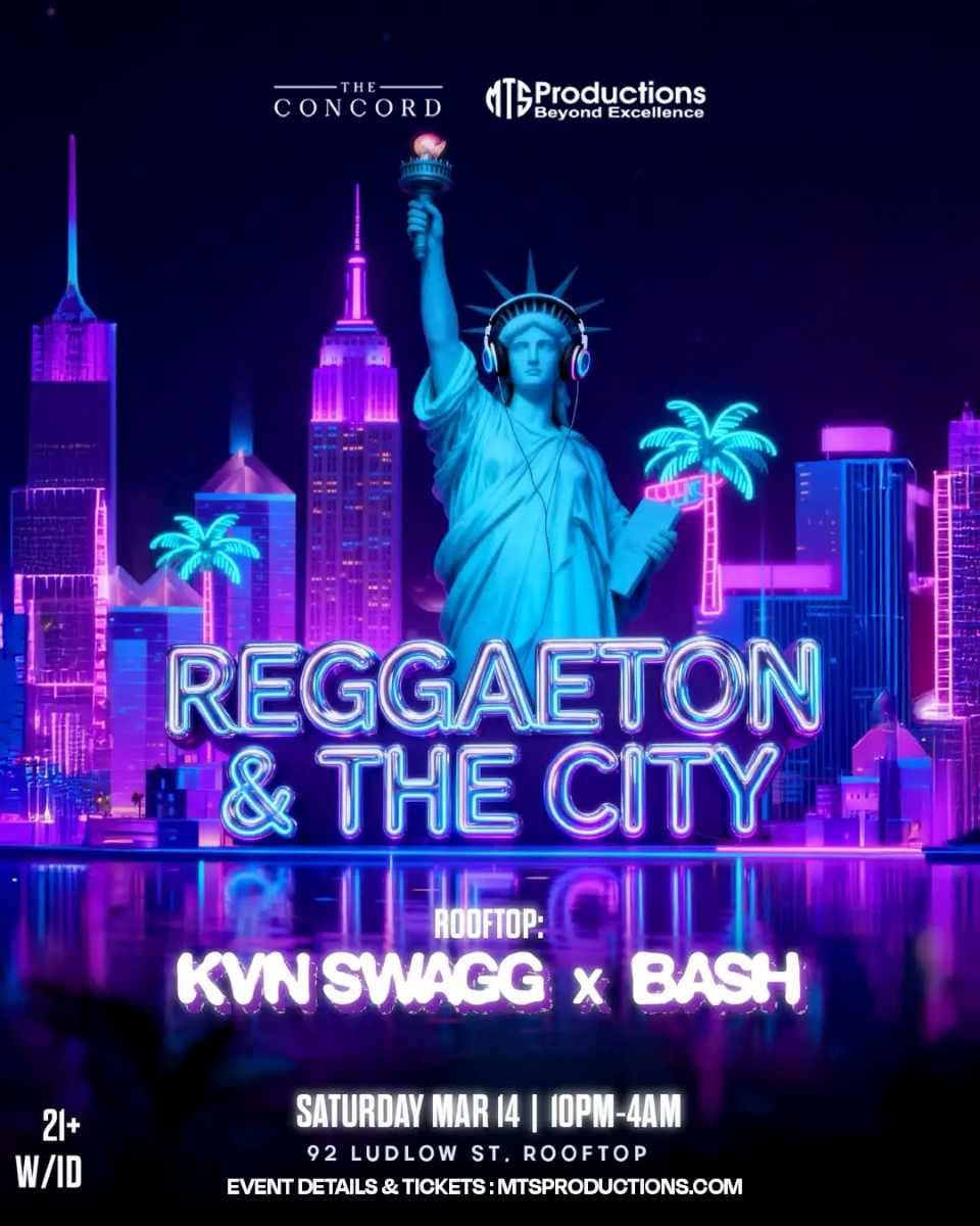 Reggaeton & the City Rooftop Party Saturday