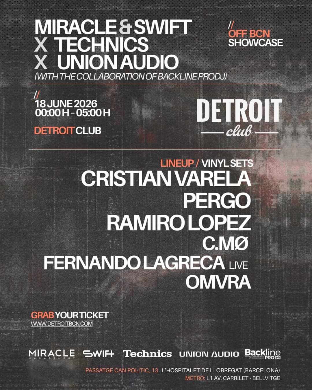 TECHNICS-UNION AUDIO OFF BCN / Cristian Varela