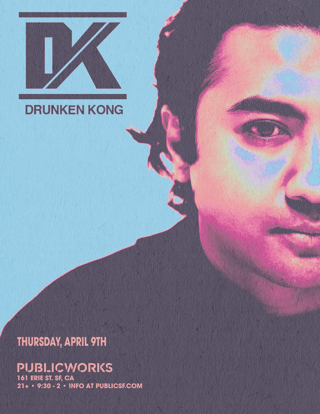 Public Works presents Drunken Kong, Emanate, Mayank