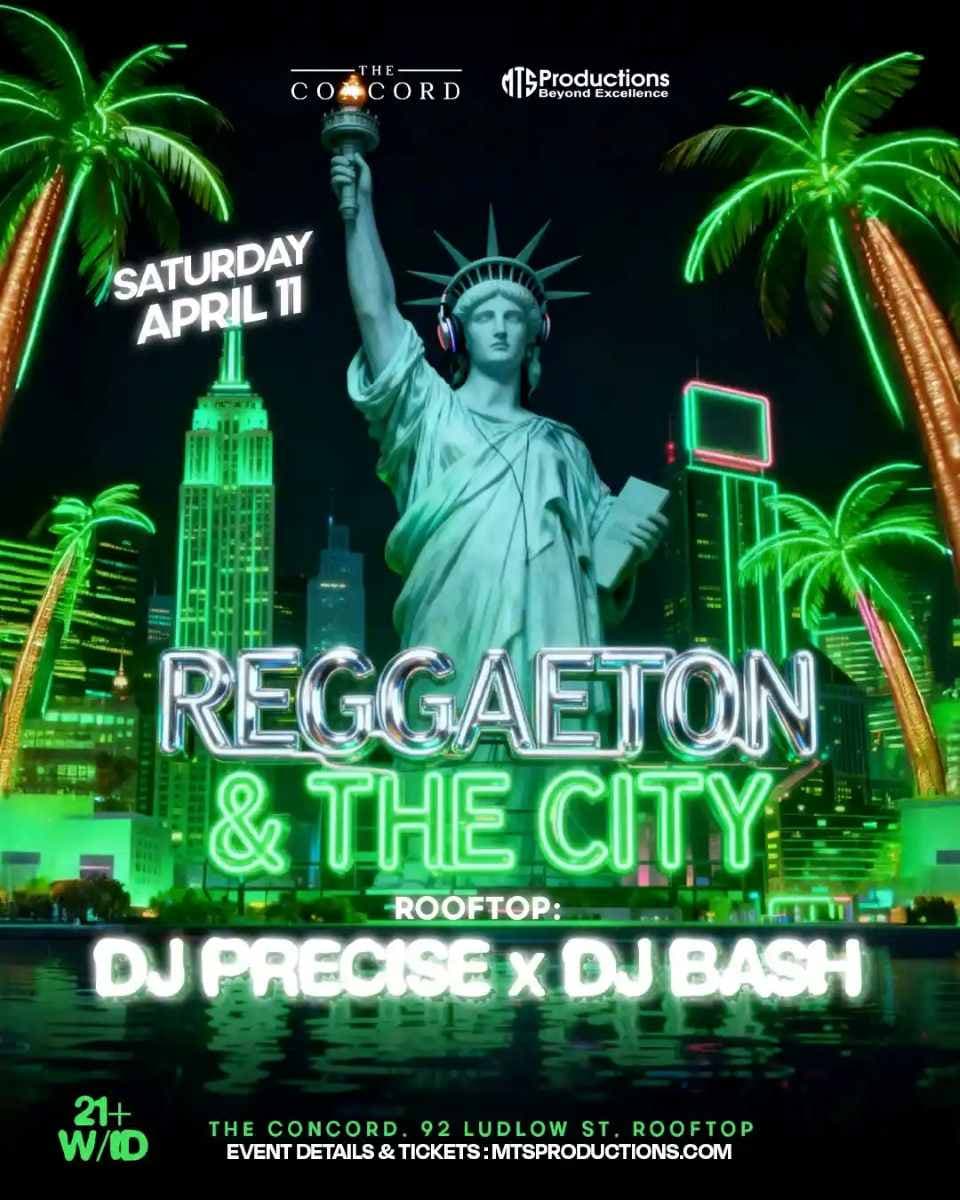 Reggaeton & the City Rooftop Party Saturday