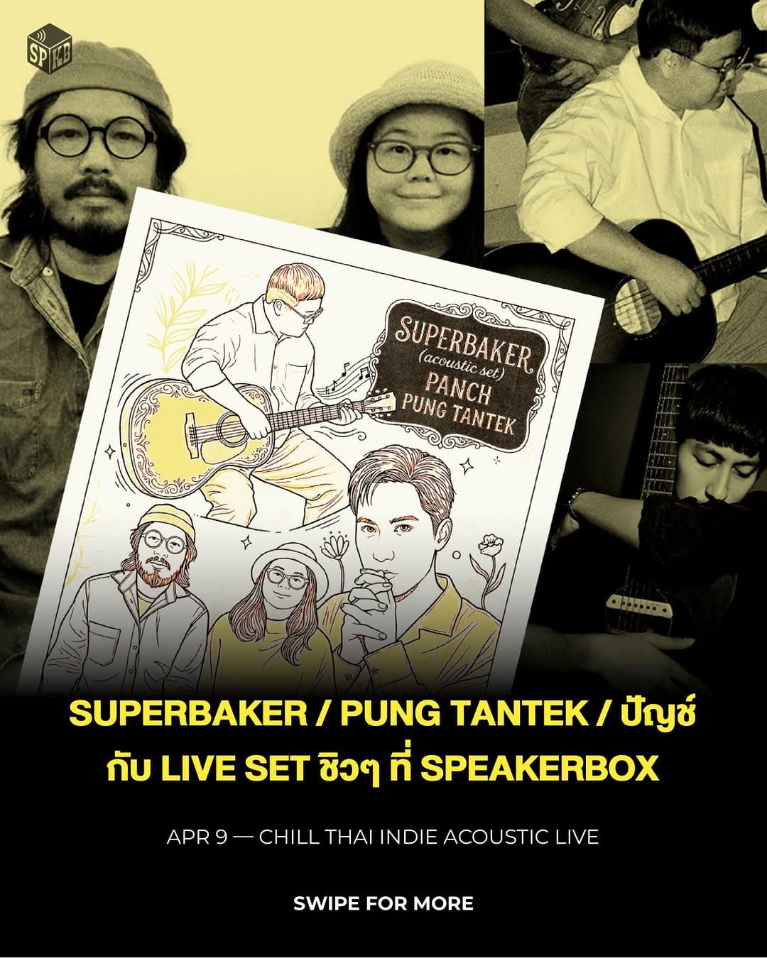 Acoustic Night with Superbaker, Panch, and Pung Tantek