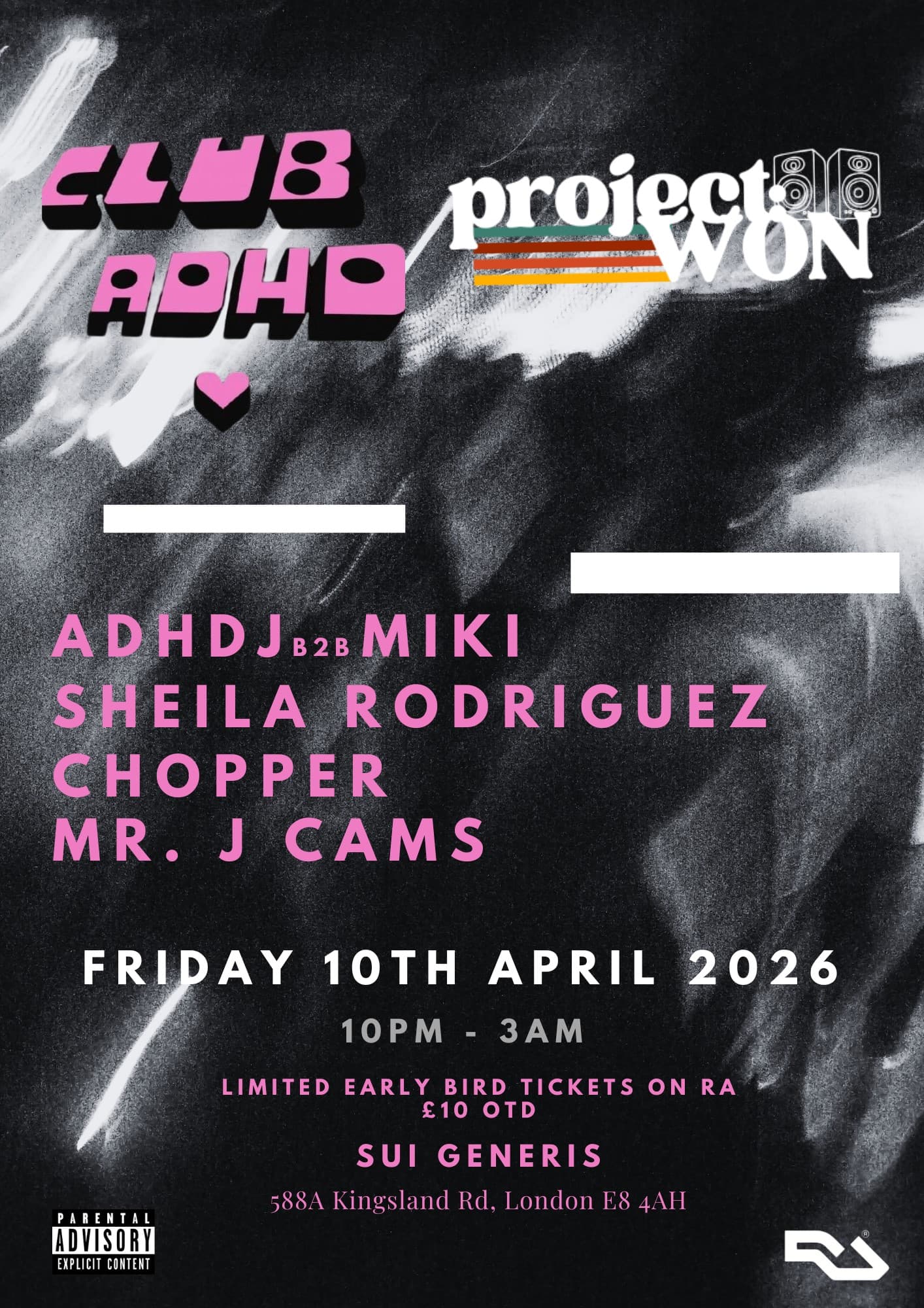 club.adhd x Project WON