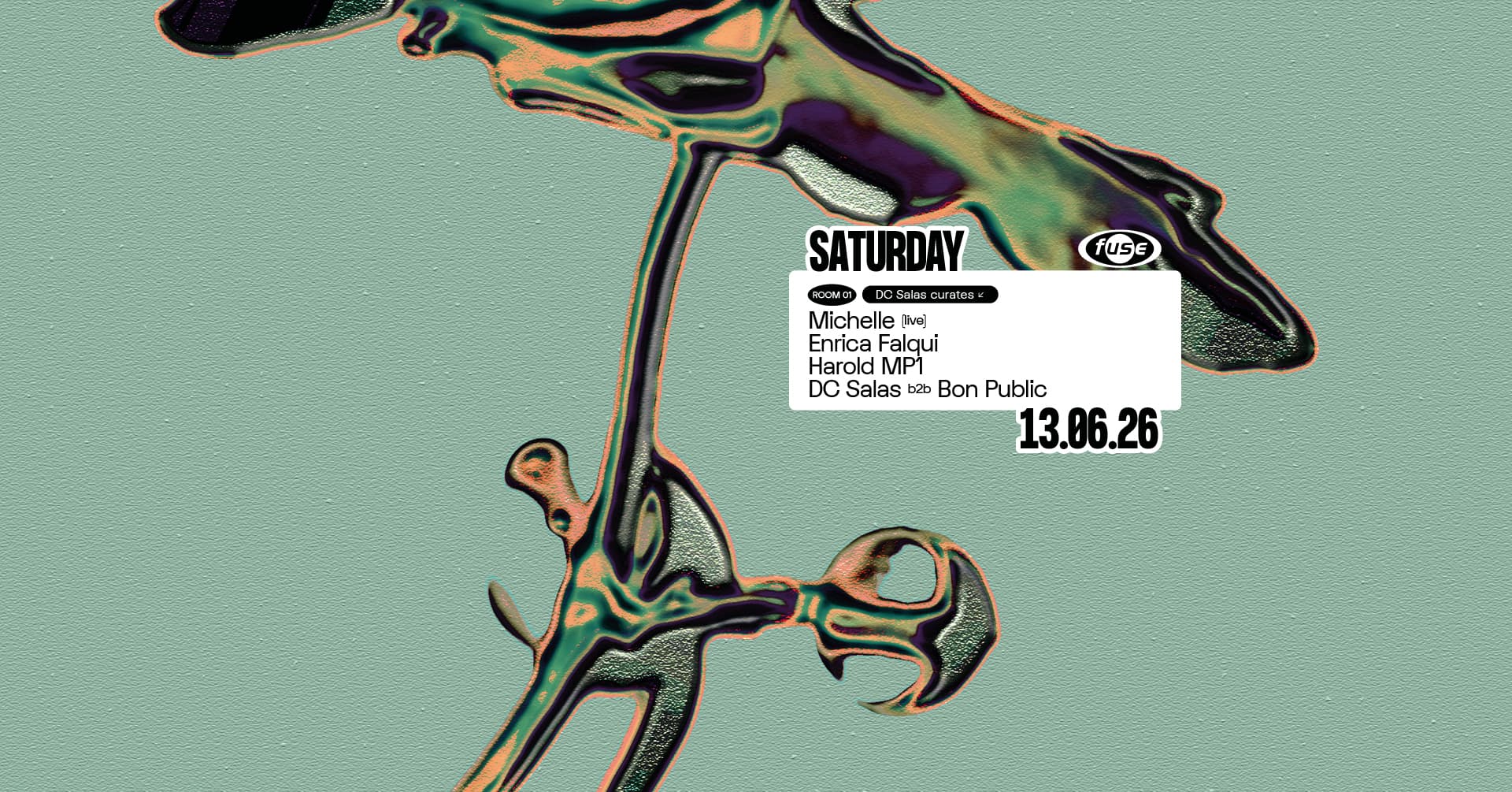 Fuse presents: DC Salas curates with Michelle (live) & Enrica Falqui