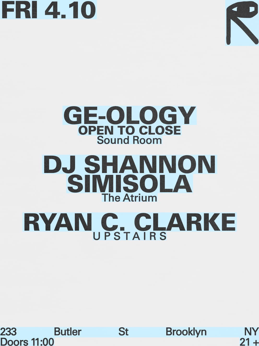 Ge-ology / DJ Shannon, Simisola / Ryan C. Clarke