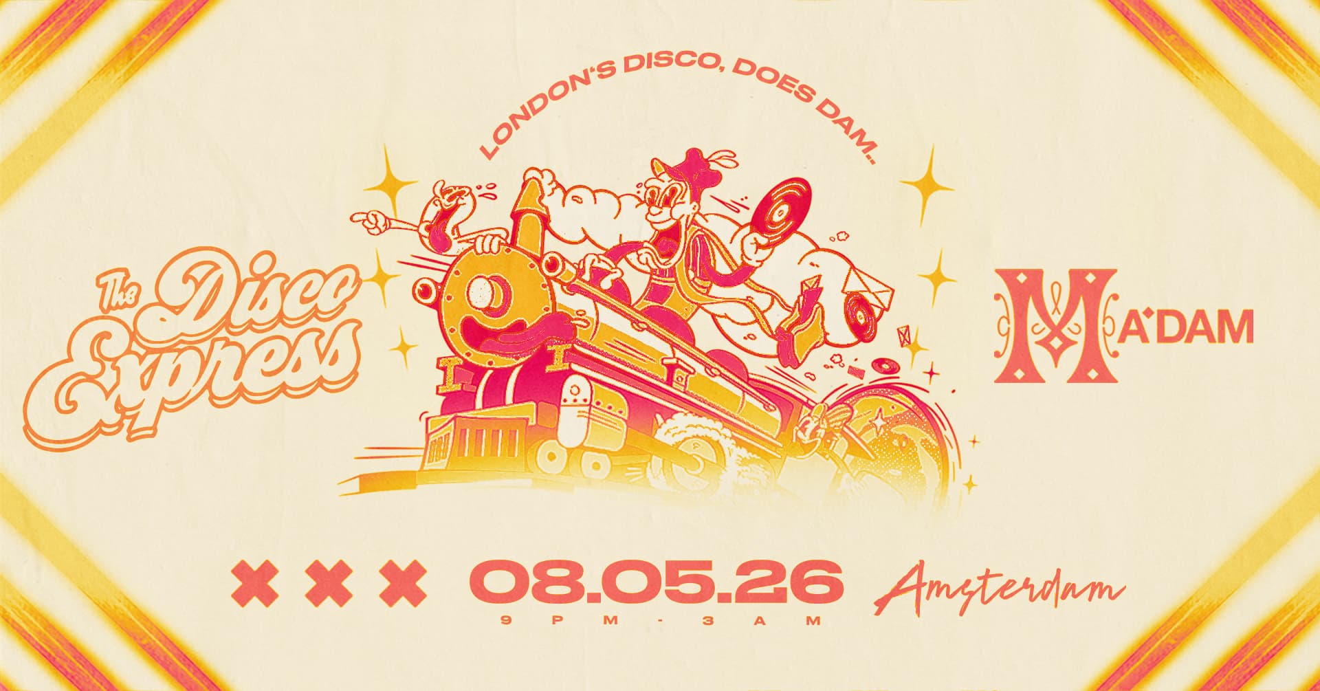Madam by Night invites: The Disco Express
