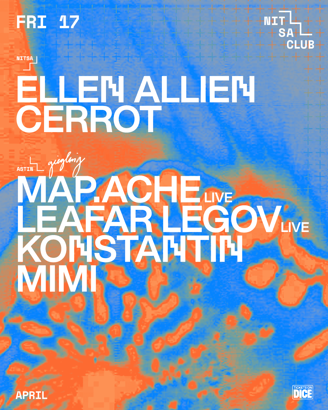 Ellen Allien · cerrot / giegling: Map.ache Live · Leafar Legov Live · Konstantin · Mimi