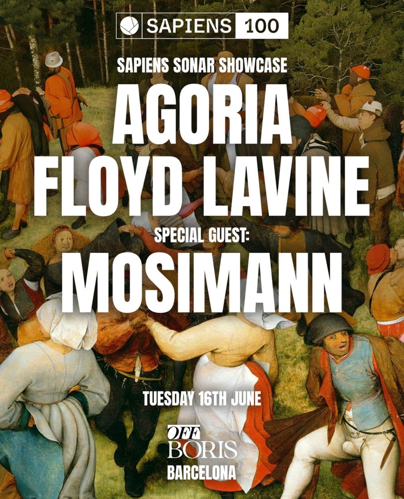 Off Barcelona - SAPIENS; Agoria, Floyd Lavine, Mosimann