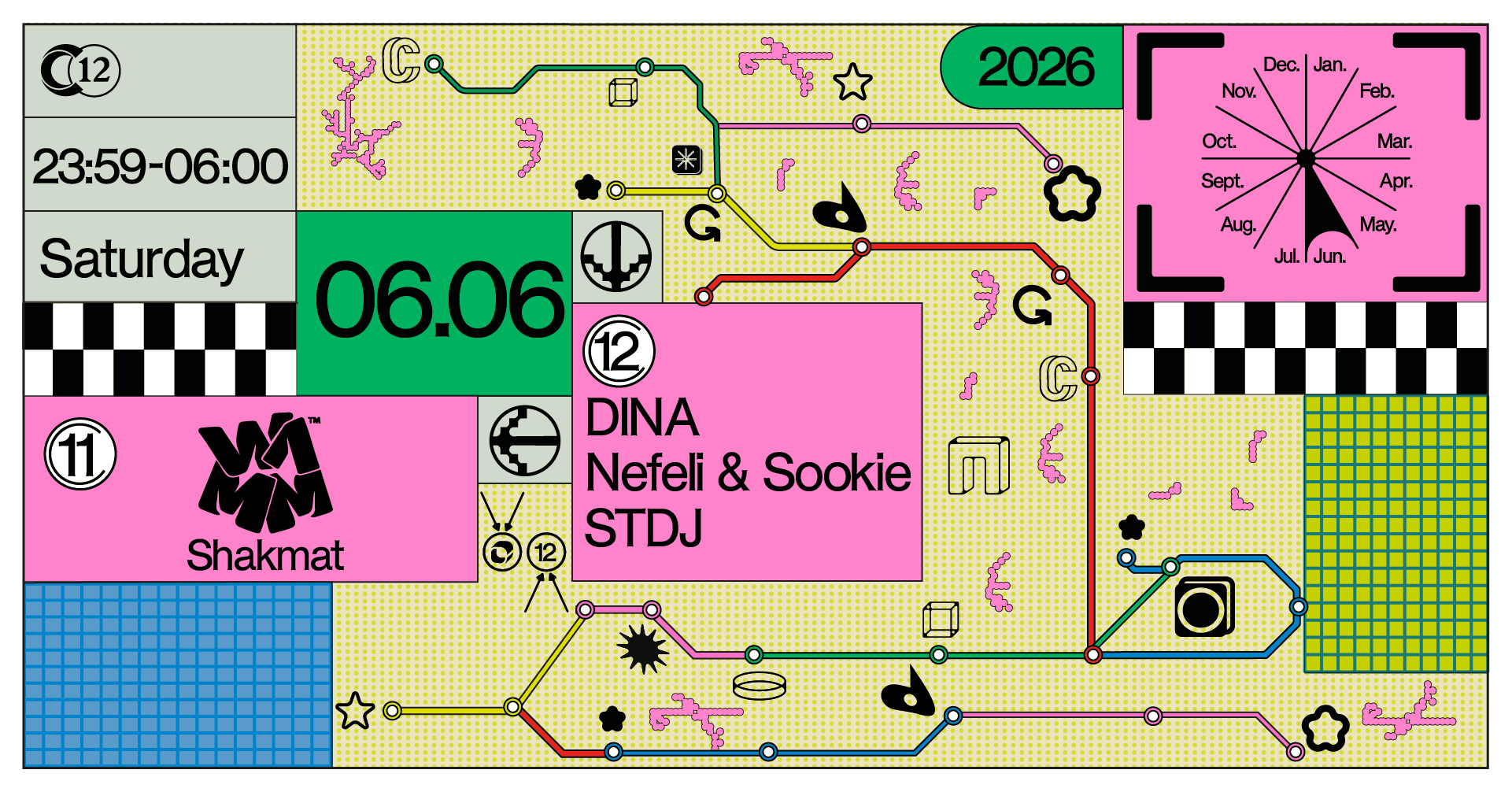 C12 Nite with DINA, Nefeli, Sookie, STDJ
