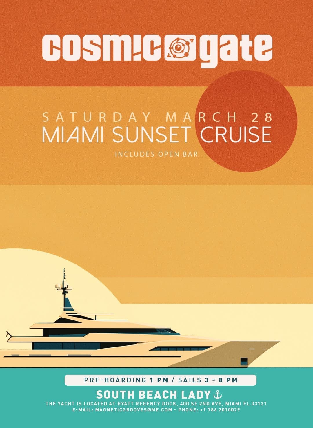 Cosmic Gate Sunset Cruise