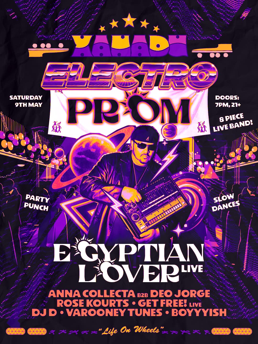 Xanadu Electro Prom feat. Egyptian Lover (LIVE), Deo Jorge b2b Anna Collecta, Get Free! (LIVE)