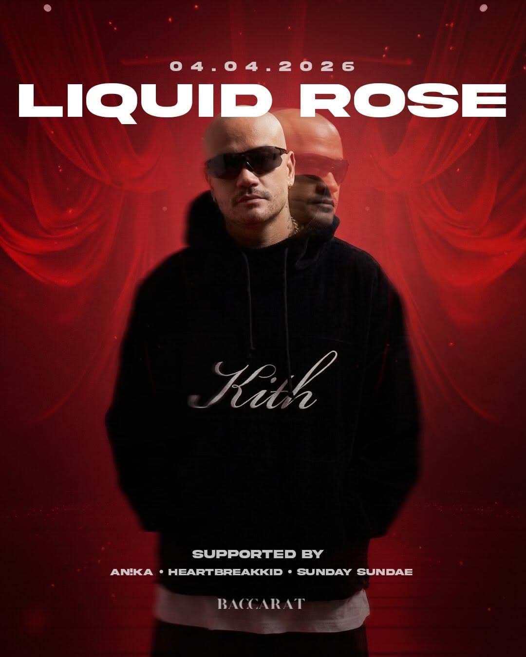 LIQUID ROSE, AN!KA, HEARTBREAKKID, and SUNDAY SUNDAE