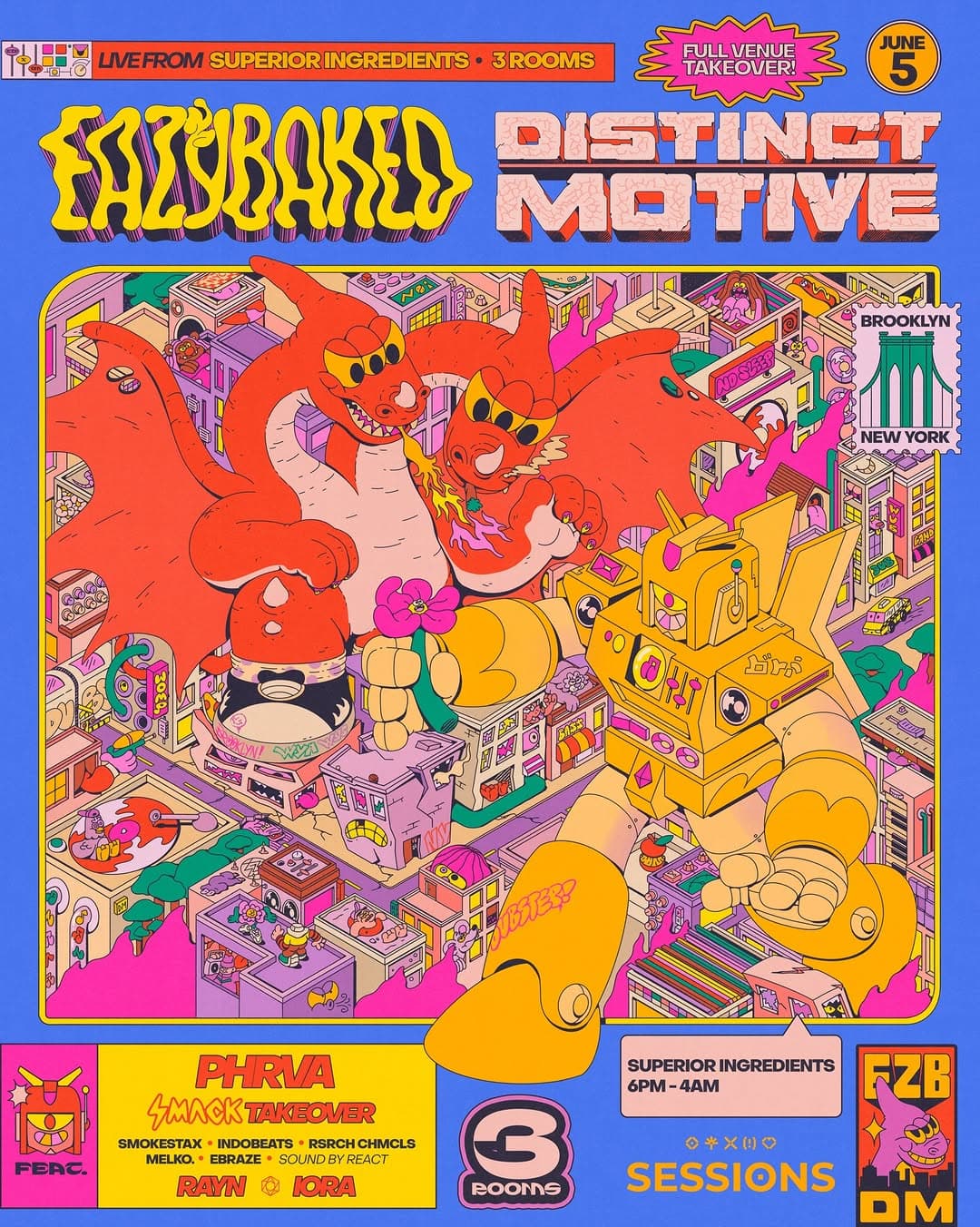 EAZYBAKED x DISTINCT MOTIVE - Superior Ingredients Venue Takeover