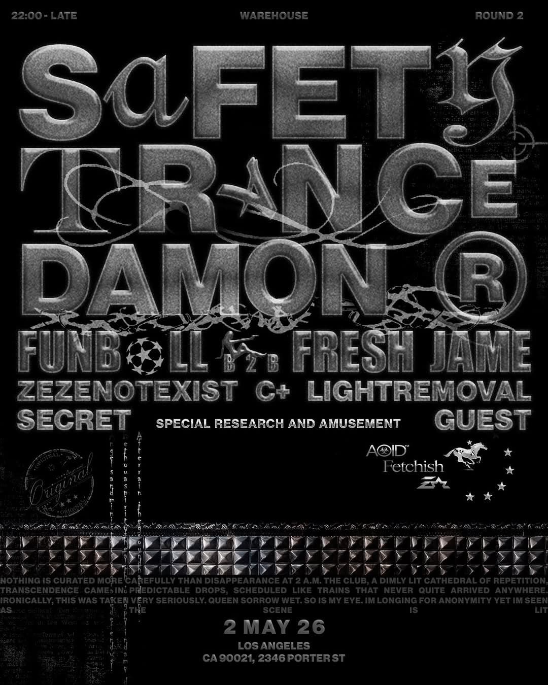 Safety Trance Special Album Release Party