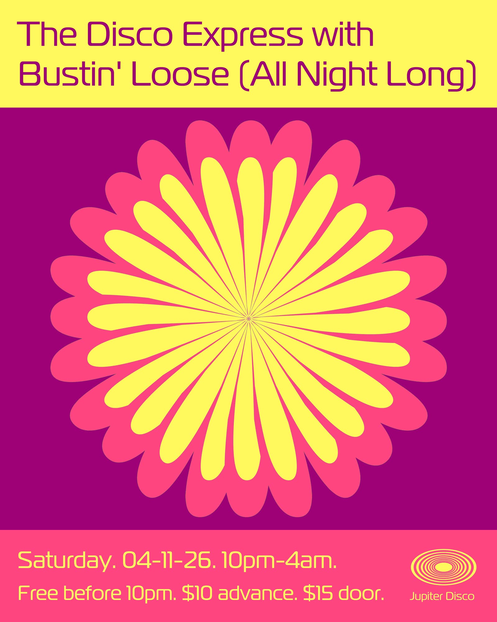 The Disco Express with Bustin' Loose (All Night Long)