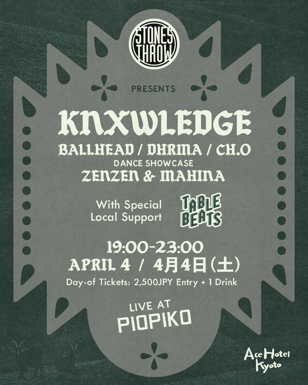 KNXWLEDGE Live Set at Ace Hotel Kyoto
